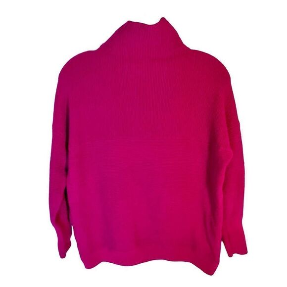 Women's Pink Turtleneck Sweater - Picture 2 of 7